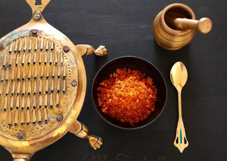 Typical Maharashtrian Style Dry Coconut and Garlic Chutney