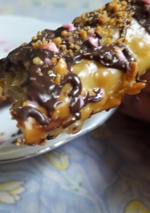 Foto resep Pisang kulit pangsit