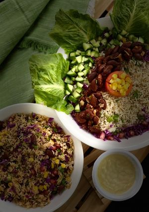 A picture of Rice Salad.