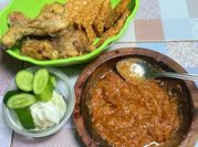 Gambar sambel pecel lele dan ayam