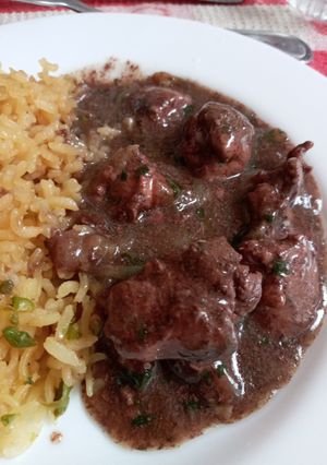 Una foto de Panitas de ave sanas con arroz