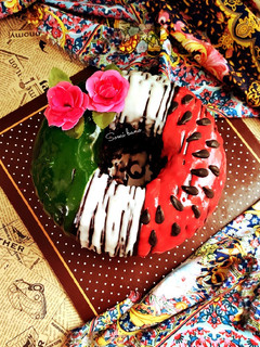 عکسی از دستور کیک دبل چاکلت یلدایی