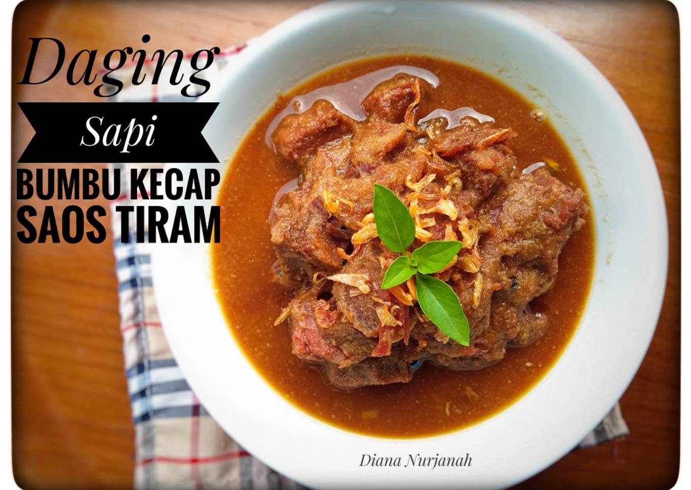 Daging Sapi Bumbu Kecap Saos Tiram