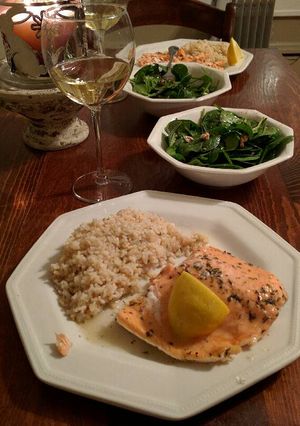 A picture of Lemon Herb Salmon.