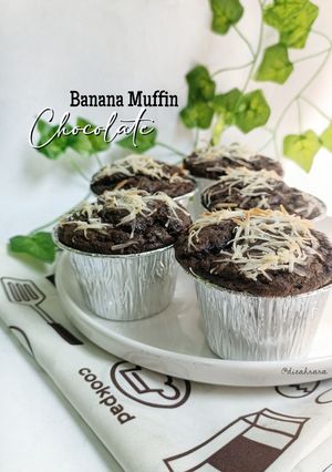 Foto resep Banana Muffin Chocolate 🍫