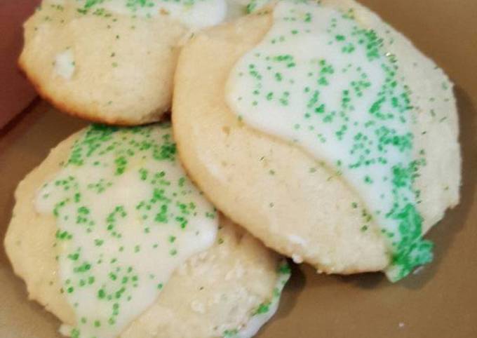 Lemon Ricotta Cookies w/ Lemon Glaze