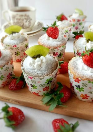 Foto resep Hokkaido Chiffon Cupcakes