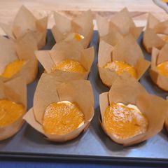 A picture of Pumpkin Pie Tartlets.