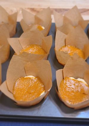 A picture of Pumpkin Pie Tartlets.