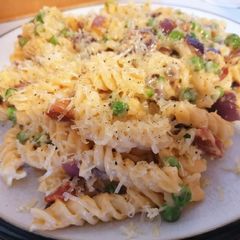 A picture of Creamy chorizo pasta.