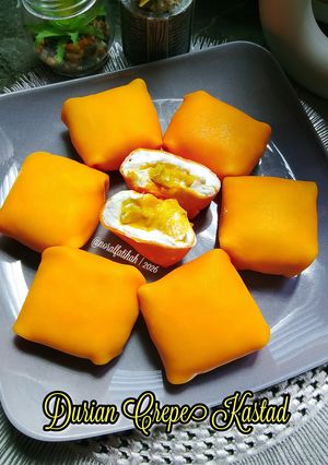 Gambar Durian Crepe Kastad