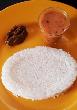 A picture of Tomato Mango Dal.