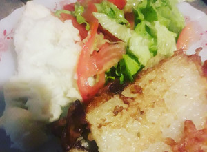Una foto de Ensalada con marineras de pencas