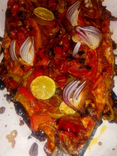 A picture of Alexandrian Style Grilled Mullet Fish 😋😋.