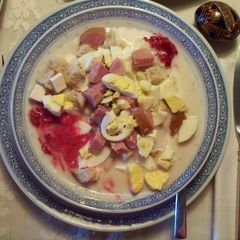 A picture of Polish Easter Soup.