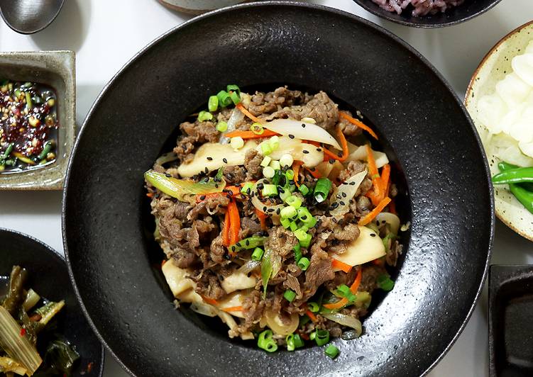 Cara Gampang Menyiapkan Bulgogi Resep asli korea, gampang &amp; enak yang Enak Banget
