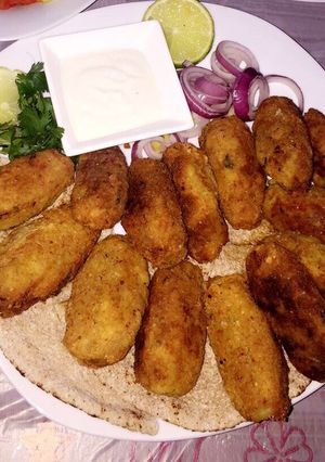 صورة لوصفة كفته دجاج وبطاطس