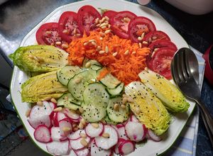 Una foto de Ensalada de cogollos de Tudela