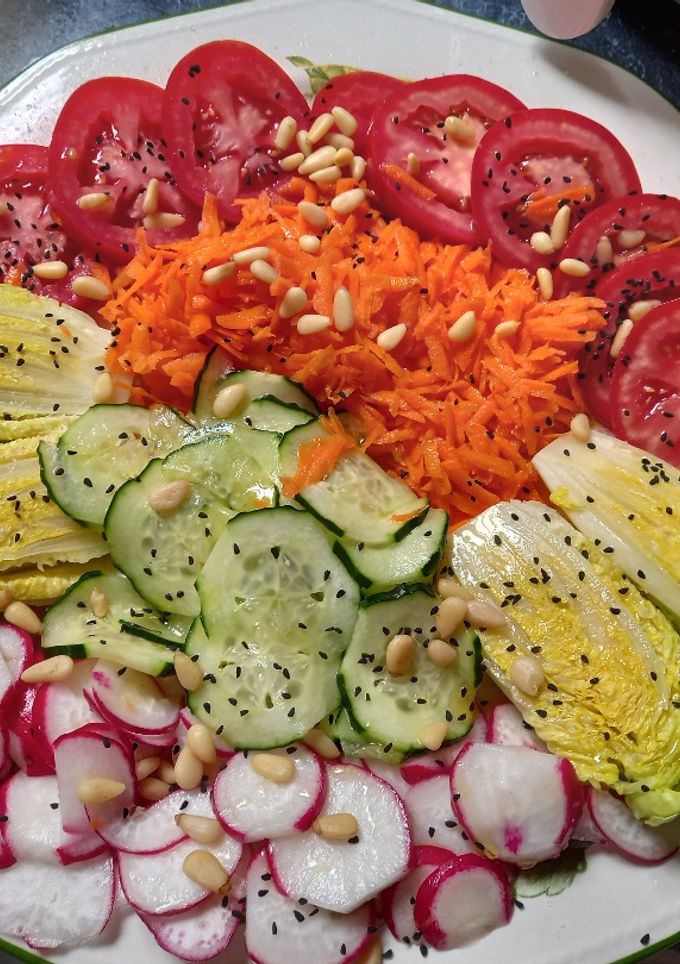 Una foto de Ensalada de cogollos de Tudela