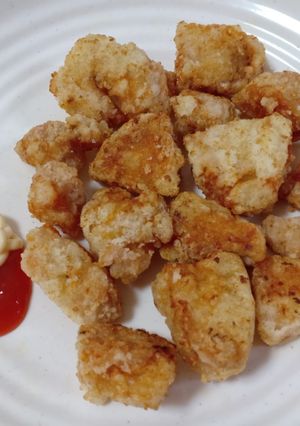 Hình của món Ức gà tẩm bột chiên giòn.