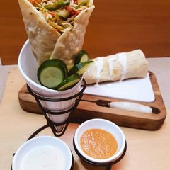 A picture of Chicken Shawarma.