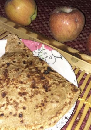A picture of Sweet apple paratha.