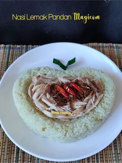 Foto resep Nasi Lemak Pandan Magicom