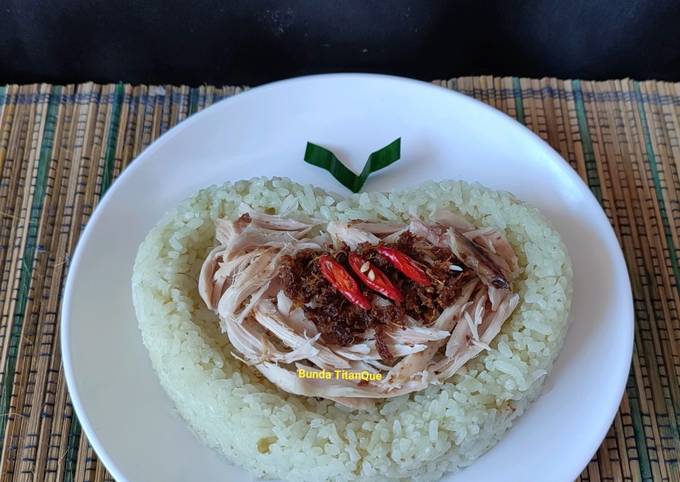 Standar Resep  membuat Nasi Lemak Pandan Magicom  nikmat