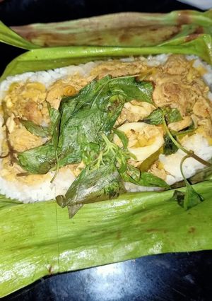 Foto resep Nasi bakar ayam cumi