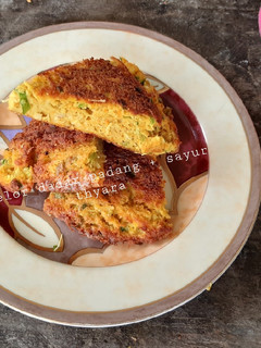 Foto resep Telor Dadar Padang + Sayuran