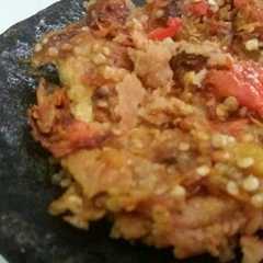 รูปของ Telur dadar Geprek
