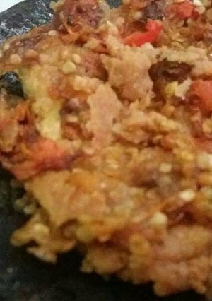 Foto resep Telur dadar Geprek