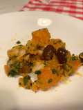 Insalata di merluzzo e patate dolci