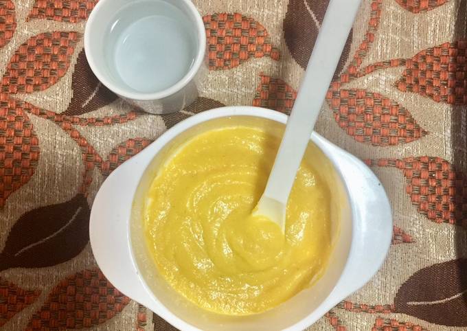 Bubur Ayam Wortel (MPASI 6 Bulan)