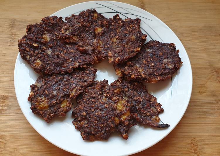 Galletas de Plátano, Avena y Cacao