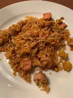 Una foto de Arroz frito para niños