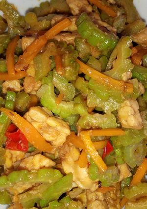 Foto resep Pare oseng tempe