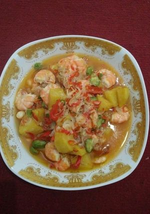 Foto resep Udang tumis pete