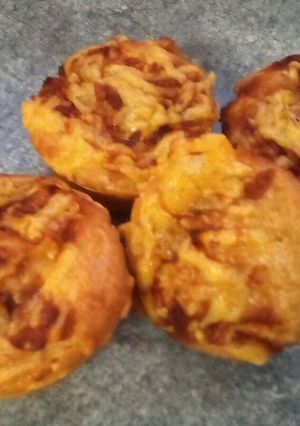 A picture of Estelle's Cheesy Marmite Muffins.