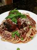 Brad's spaghetti and meatballs
