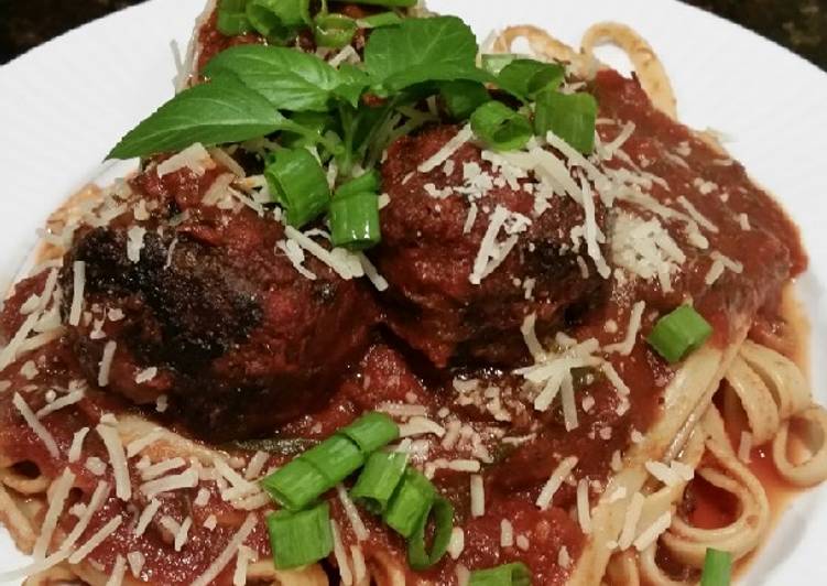 Recipe of Delicious Brad's spaghetti and meatballs