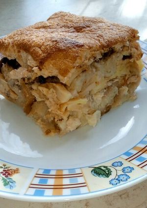 Máglyarakás kenyérből recept fotója