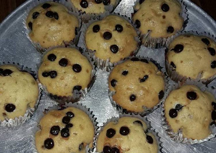 Bagaimana Menyiapkan Muffin vanila yang Menggugah Selera