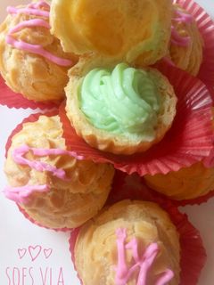 Foto resep Soes Vla Pandan