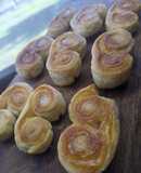 Palmeritas caseras con tapas de empanadas!