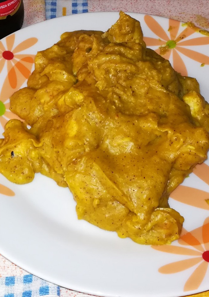 Una foto de Carne en salsa de Almendras