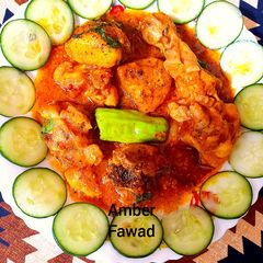 Chicken potato salan A picture of Chicken potato salan.