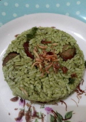 Foto resep Nasi goreng hijau