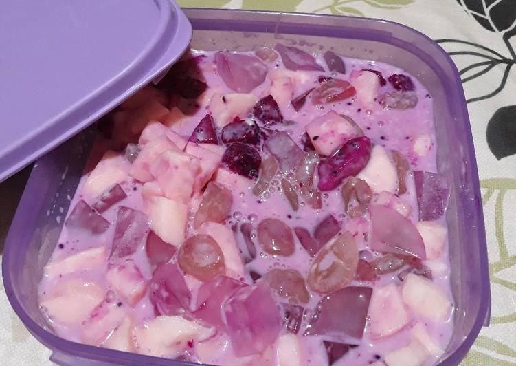 Cara termudah untuk Campuran Untuk Mencoba Di RumahSalad Buah Kekinian