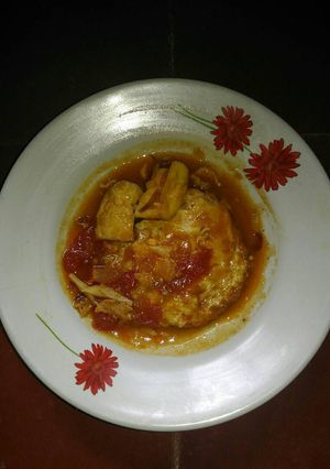 Foto resep Tahu telur asam manis